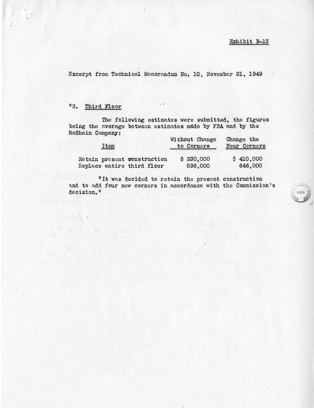 Memorandum from R. E. Dougherty to Major General Glen E. Edgerton with Attachments