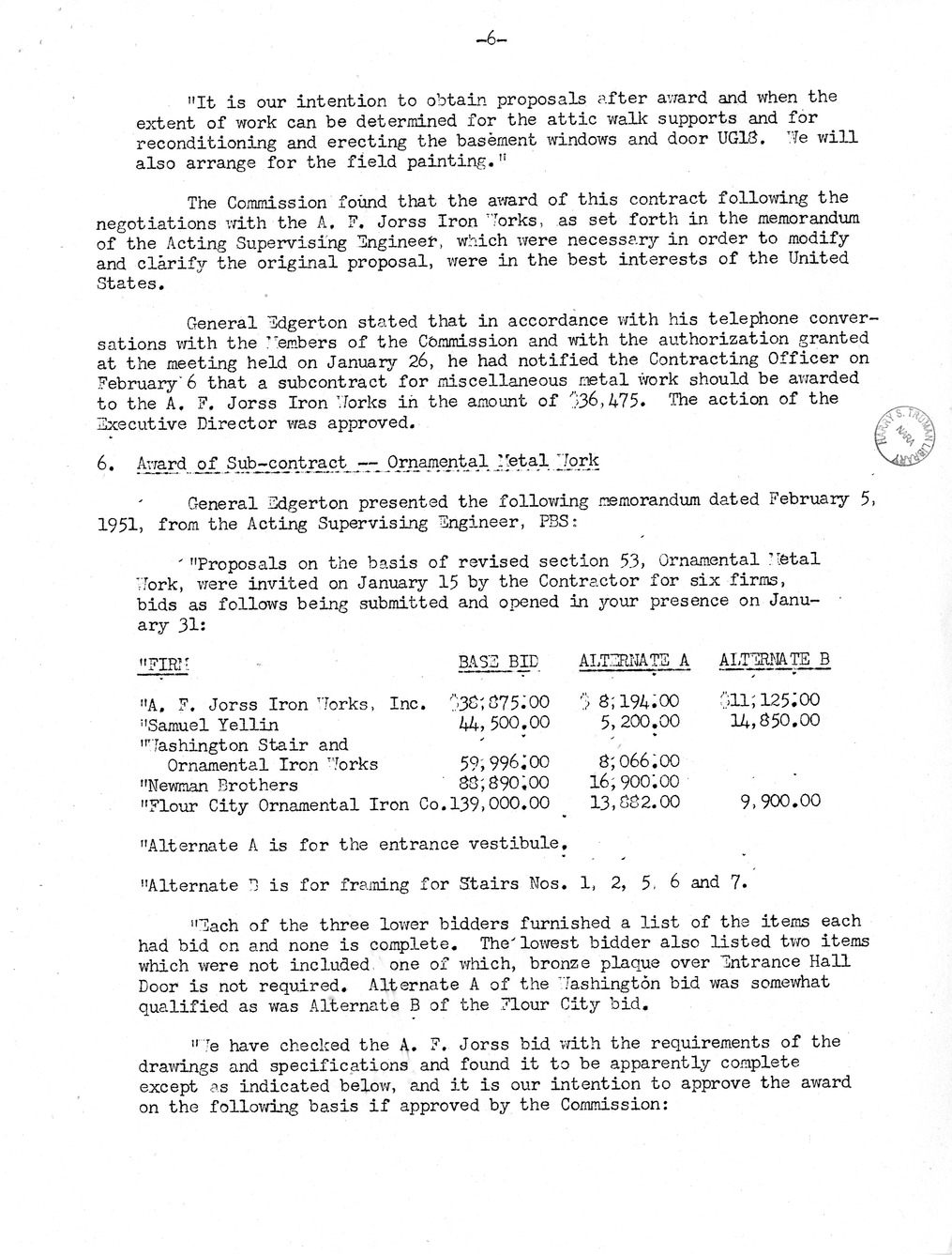 Minutes of the Thirty-Seventh Meeting of the Commission on Renovation of the Executive Mansion