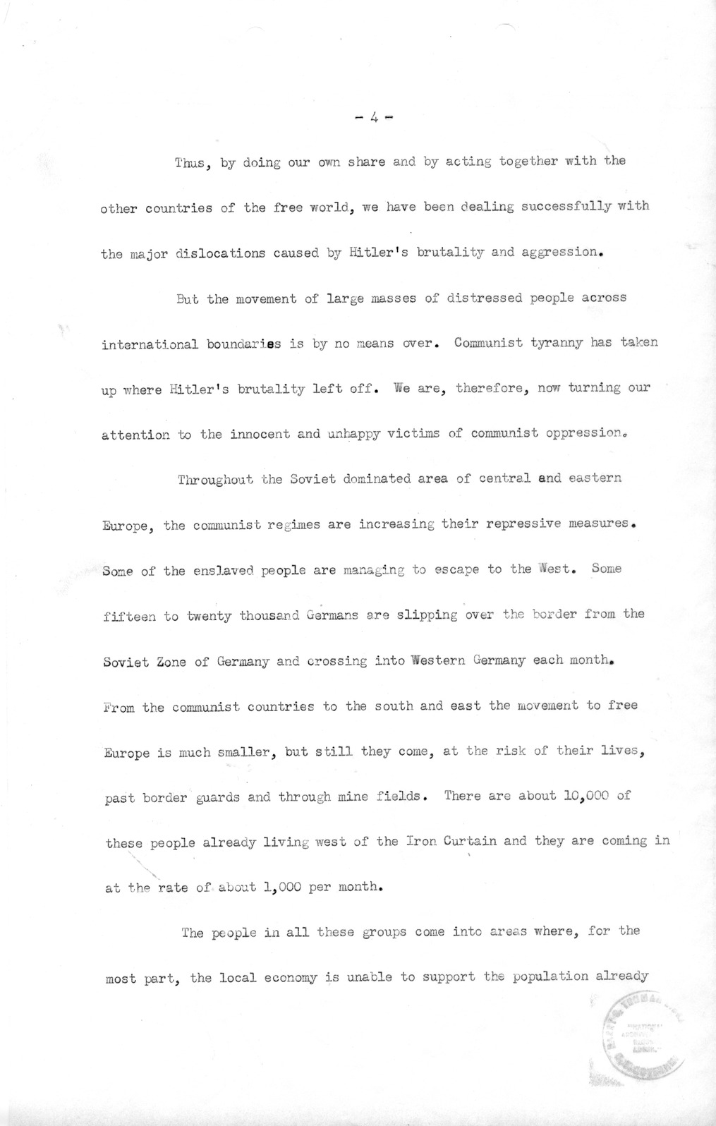 Memorandum from Richard Neustadt to Rufus Miles, with Attached Message Draft