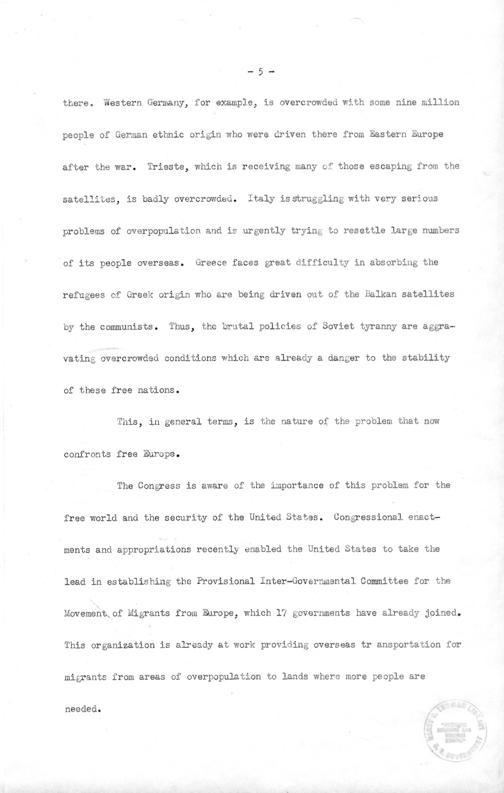 Memorandum from Richard Neustadt to Rufus Miles, with Attached Message Draft