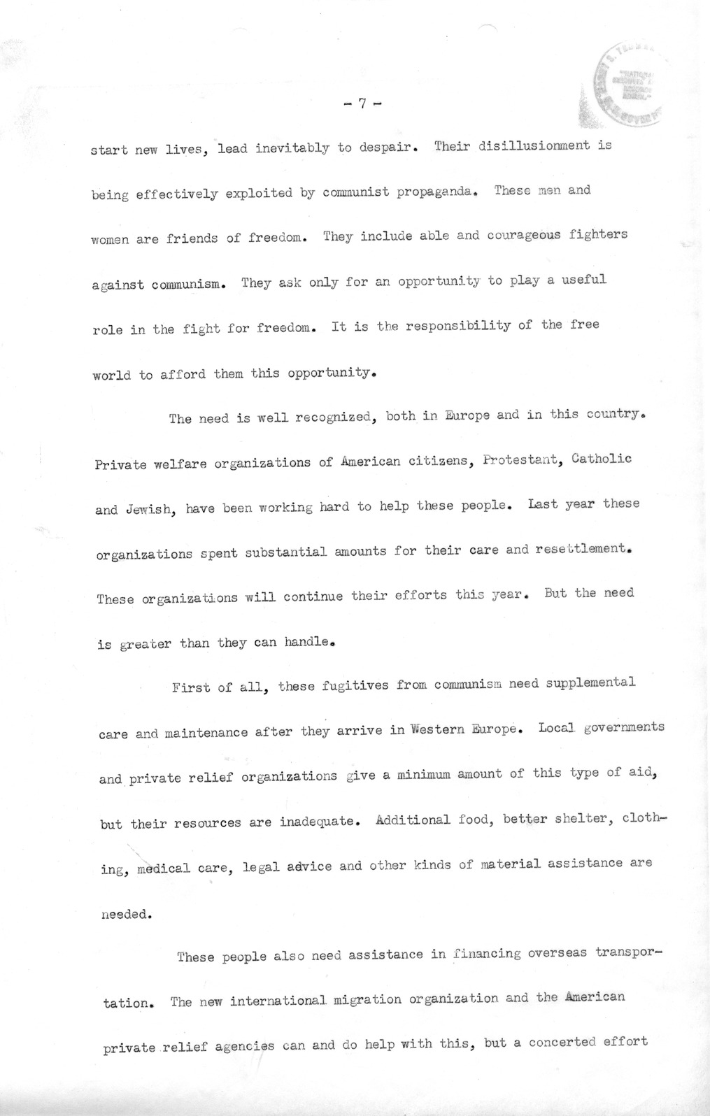 Memorandum from Richard Neustadt to Rufus Miles, with Attached Message Draft