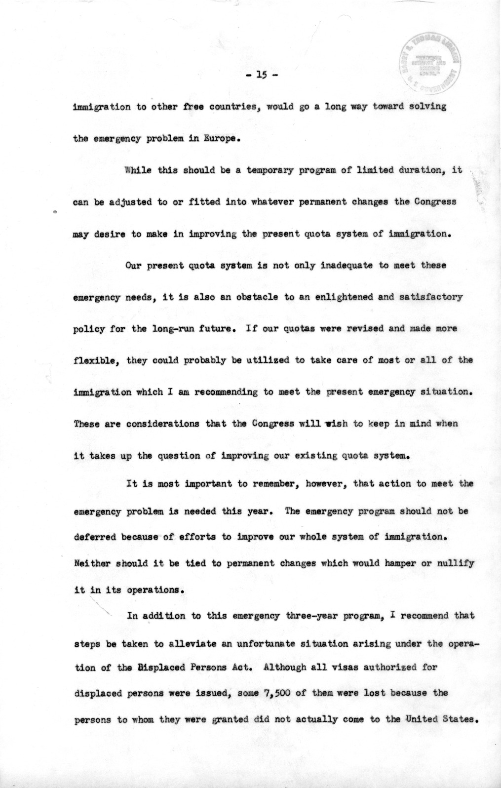 Memorandum from Richard Neustadt to Rufus Miles, with Attached Message Draft