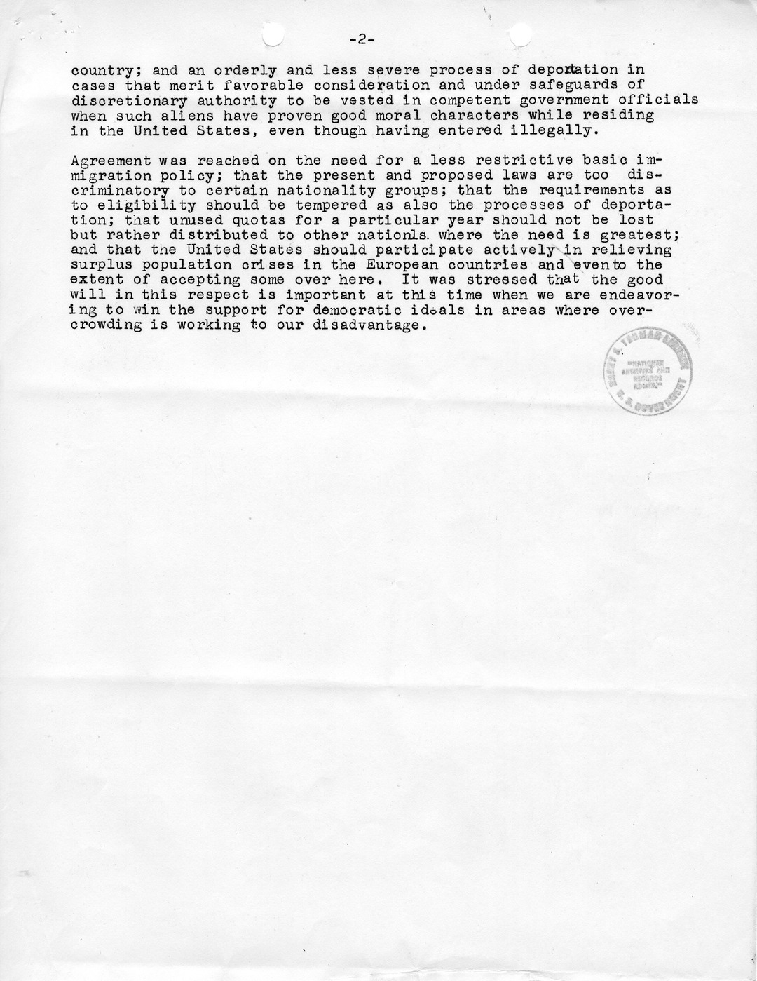 Letter from Julius Edelstein to Richard Neustadt, With Attachments