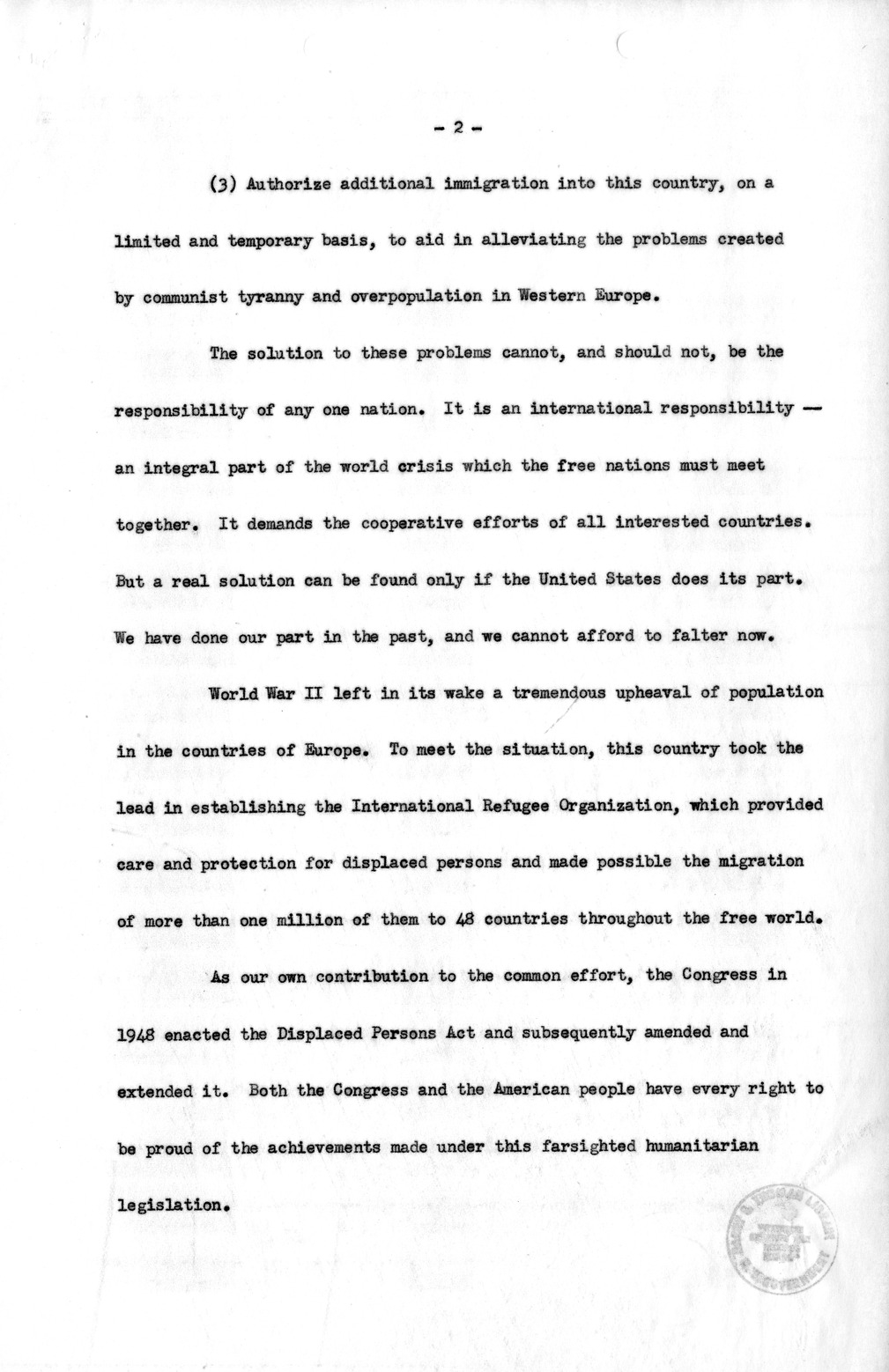 Memorandum from Richard Neustadt To Roger Jones with Attached Draft of Special Message to Congress