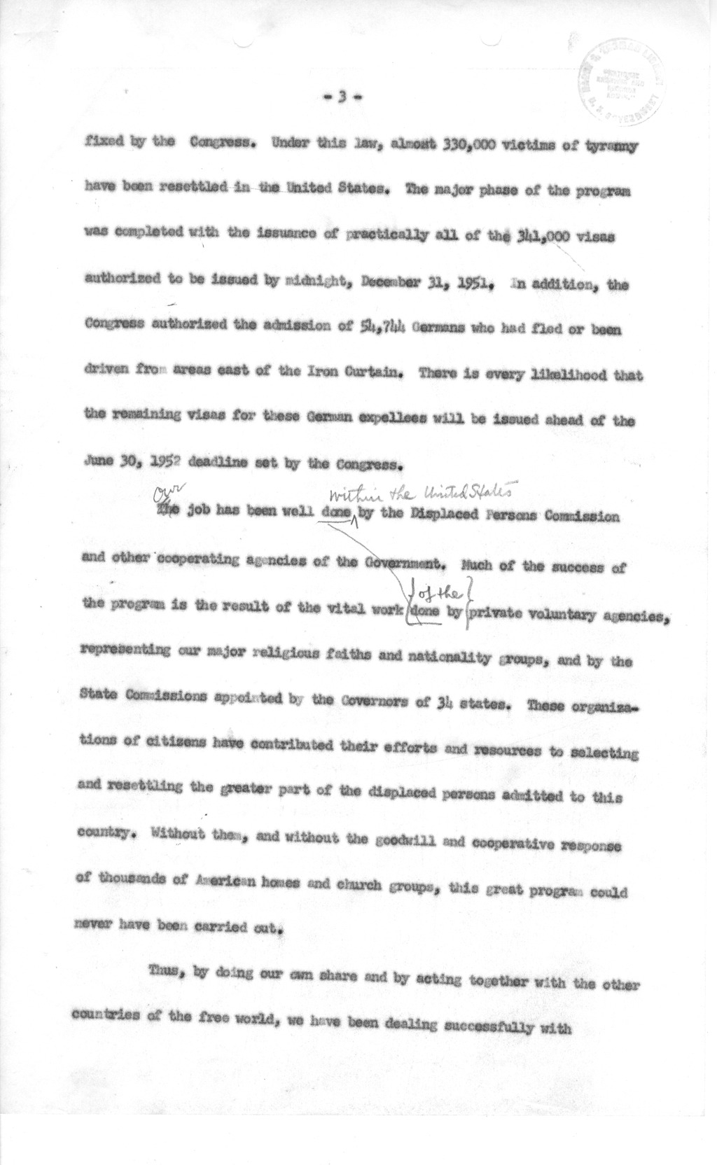 Memorandum from Carlile Bolton-Smith To Richard Neustadt, with Attached Draft of Message