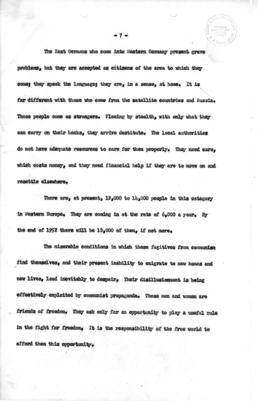 Memorandum from Carlile Bolton-Smith To Richard Neustadt, with Attached Draft of Message