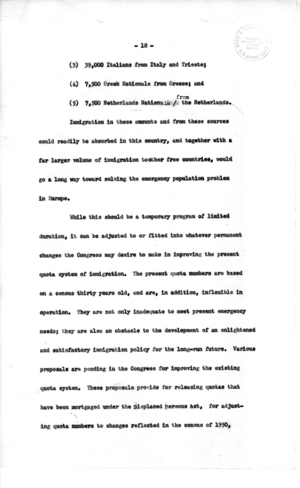 Memorandum from Carlile Bolton-Smith To Richard Neustadt, with Attached Draft of Message