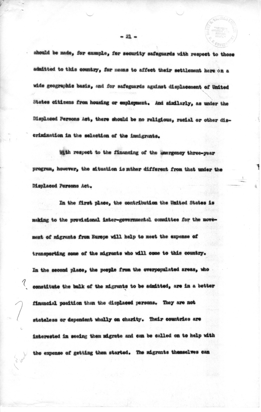 Memorandum from Carlile Bolton-Smith To Richard Neustadt, with Attached Draft of Message