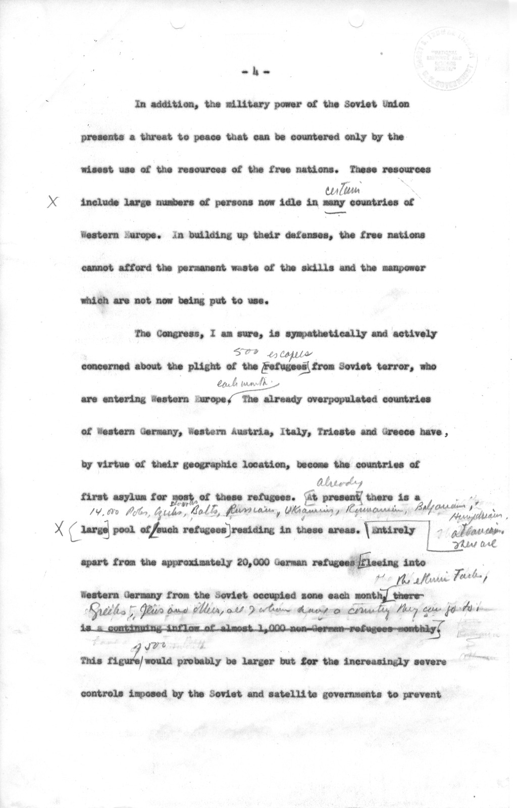 Memorandum from David Lloyd to Samuel Berger, with Attached Message Draft