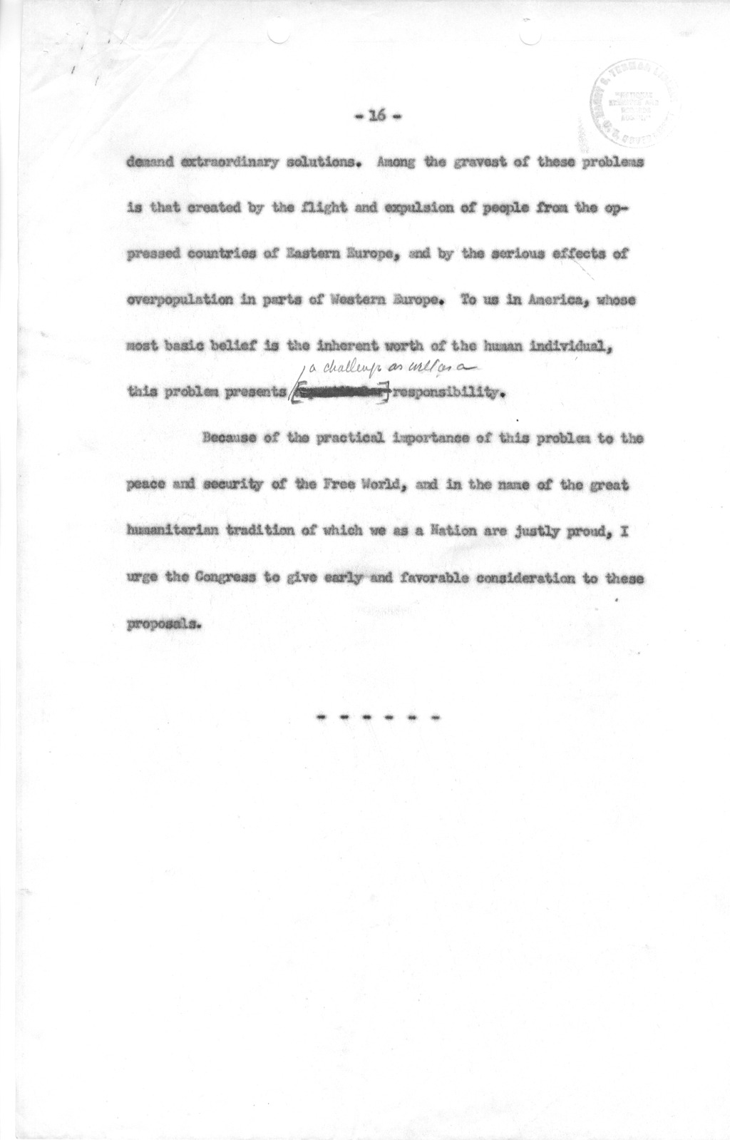 Memorandum from David Lloyd to Samuel Berger, with Attached Message Draft