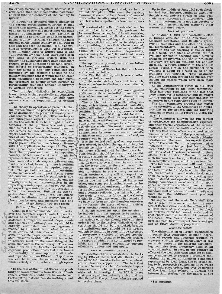 Remarks in the Congressional Record of the Senate - June 14, 1950, Pages 8691-8700, 8707-8718