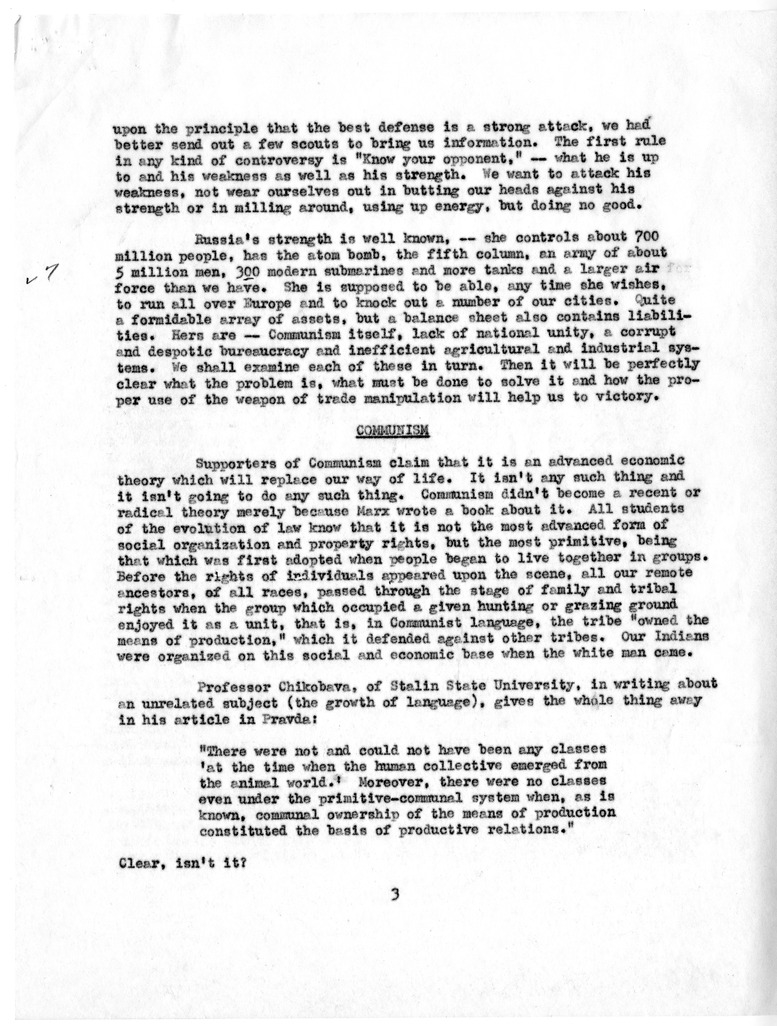 Correspondence Between Robert R. Mullen and Robert N. Golding with Attached Proposed Article on East/West Trade