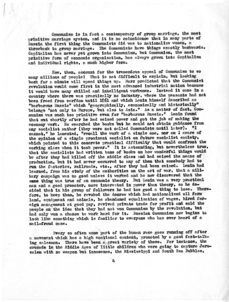 Correspondence Between Robert R. Mullen and Robert N. Golding with Attached Proposed Article on East/West Trade