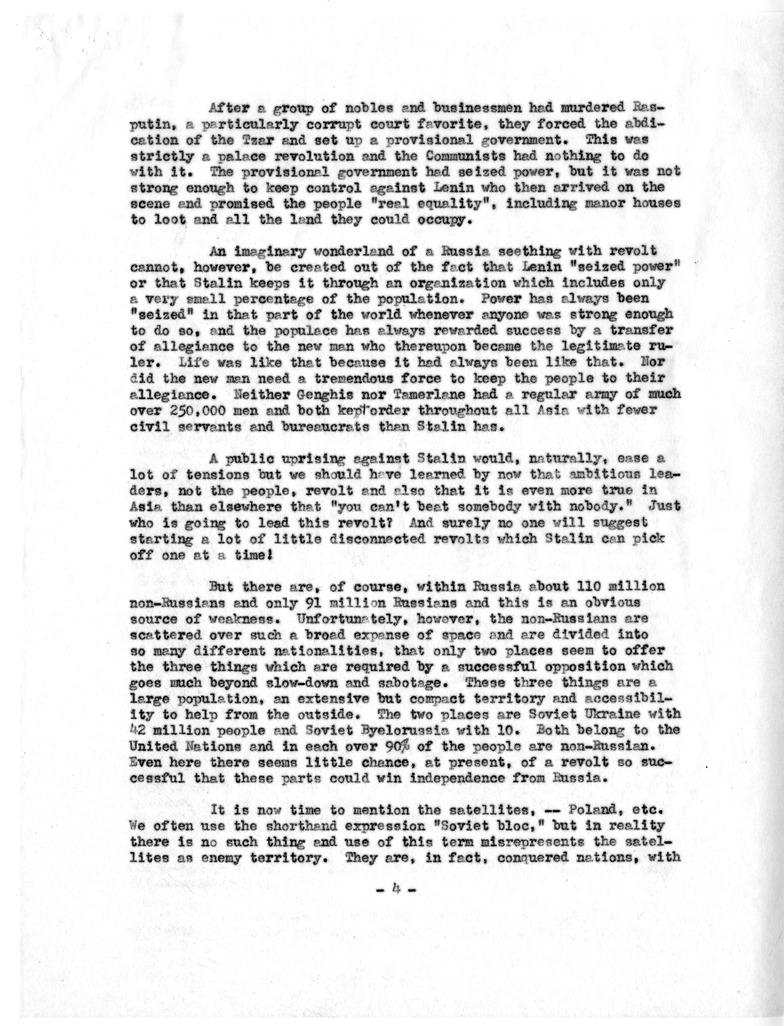 Correspondence Between Robert R. Mullen and Robert N. Golding with Attached Proposed Article on East/West Trade