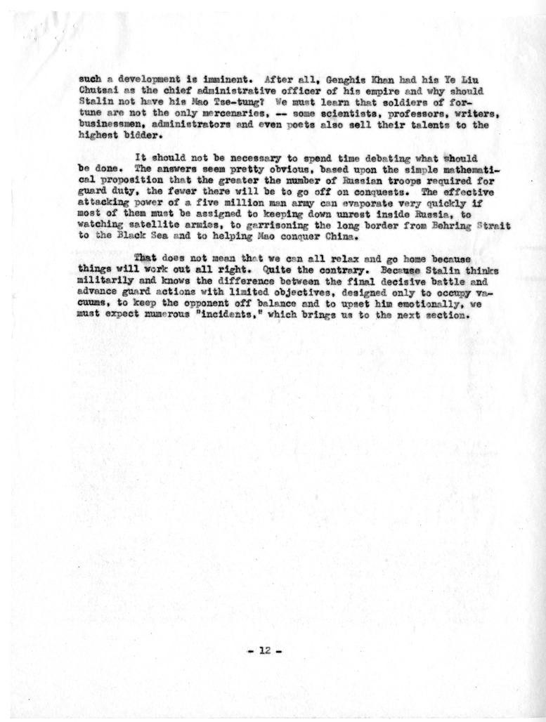 Correspondence Between Robert R. Mullen and Robert N. Golding with Attached Proposed Article on East/West Trade