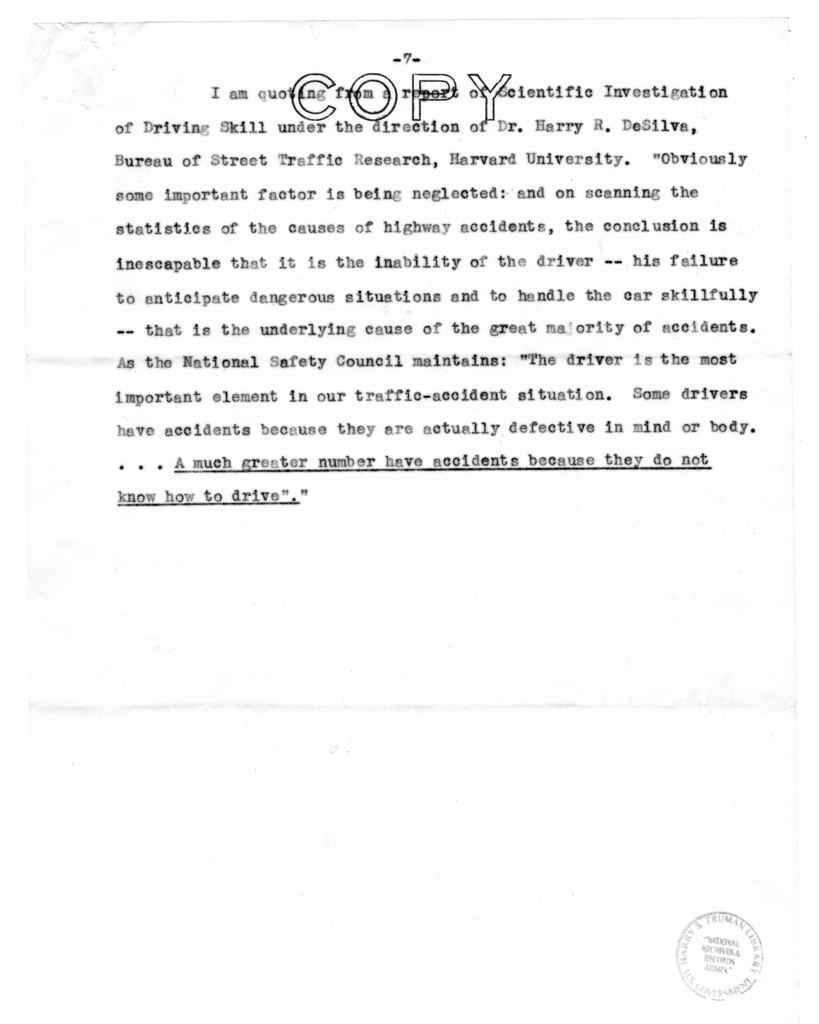Speech of Senator Harry S. Truman at the National Convention of the Fraternal Order of Eagles at Chicago, Illinois
