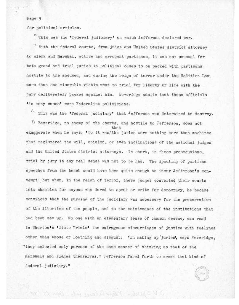 Speech Delivered by Senator Harry S. Truman at Clinton, Missouri