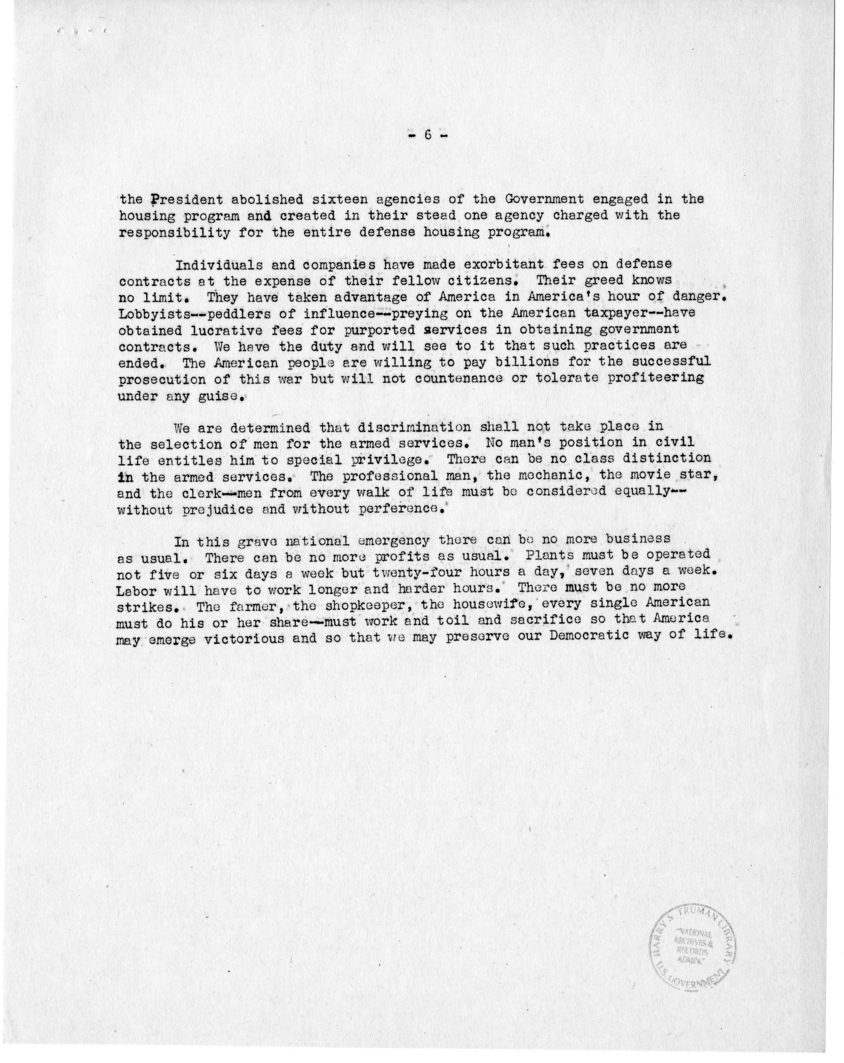 Speech of Senator Harry S. Truman before Rotary Club District Conference, St. Louis, Missouri