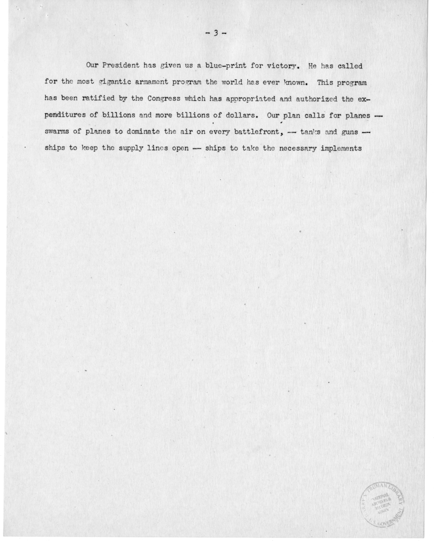 Speech of Senator Harry S. Truman at the 129th Annual Communication of the Grand Lodge of Tennessee, Nashville, Tennessee