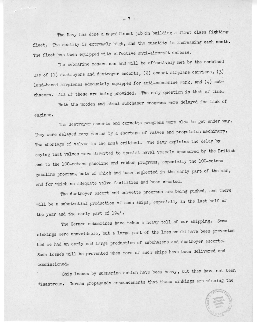 Speech of Senator Harry S. Truman Before the St. Louis Chamber of Commerce at St. Louis, Missouri