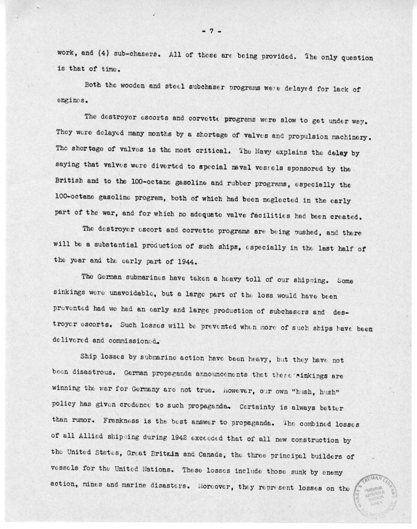 Speech by Senator Harry S. Truman Before the Meeting of the Executives' Club of Chicago, Chicago, Illinois