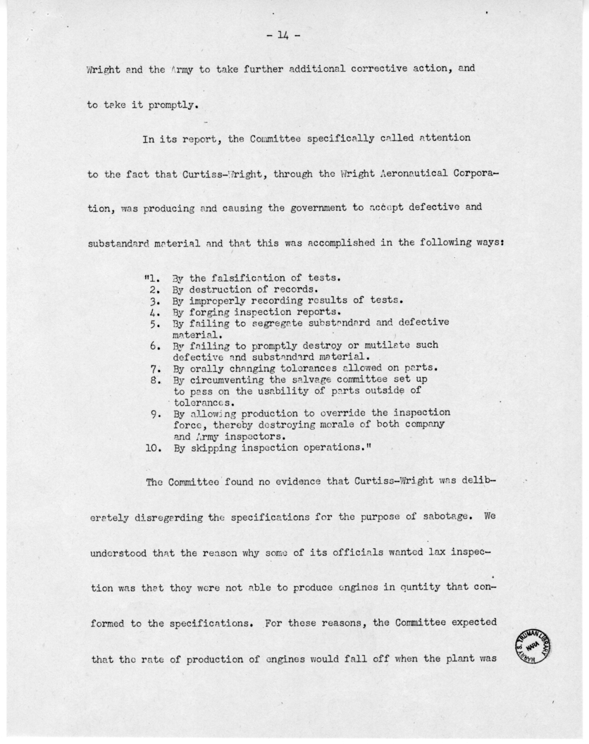 Speech of Senator Harry S. Truman Delivered over the Blue Network, Shenandoah, Iowa