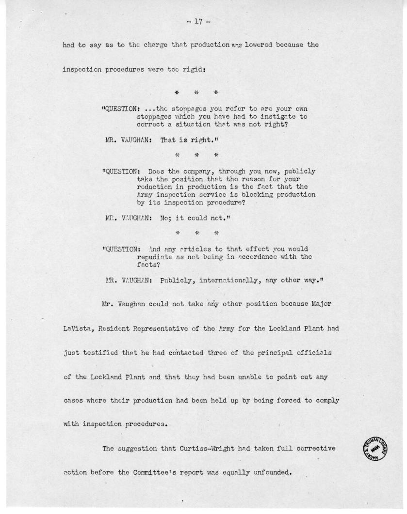 Speech of Senator Harry S. Truman Delivered over the Blue Network, Shenandoah, Iowa