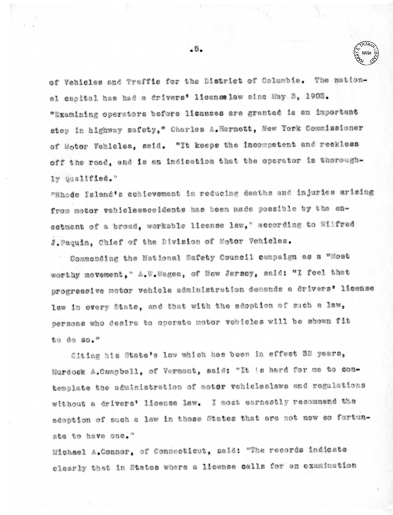 Speech of Senator Harry S. Truman delivered at Independence, Missouri