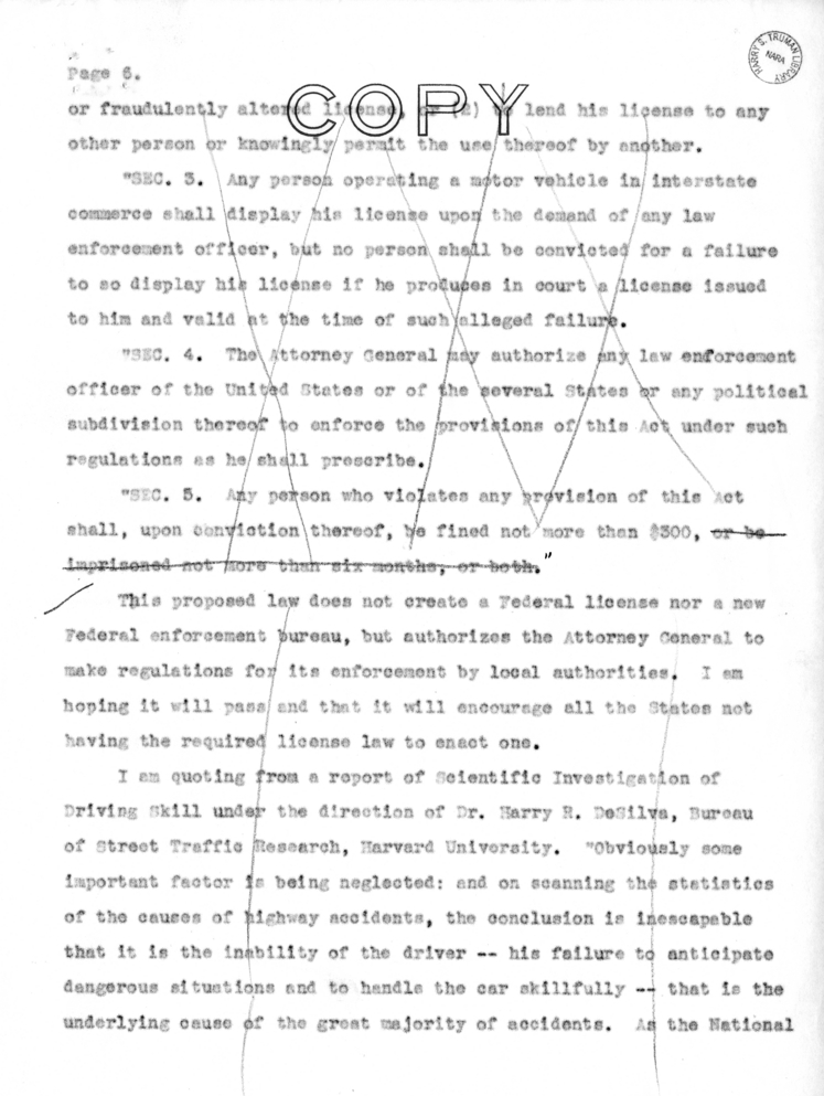 Speech of Senator Harry S. Truman at Liberty, Missouri