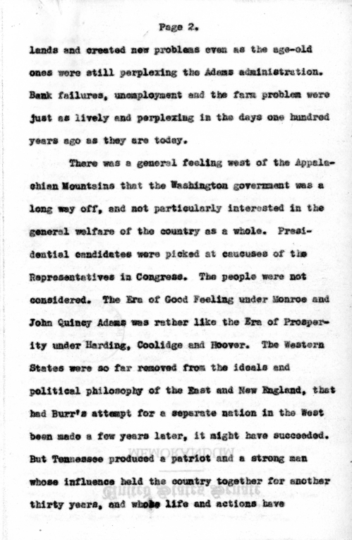 Speech of Senator Harry S. Truman at Columbus, Ohio