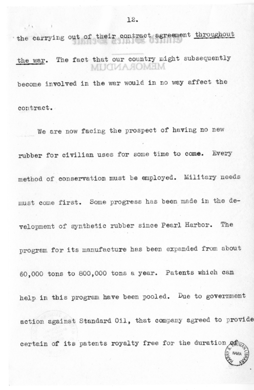 Speech of Senator Harry S. Truman to the Railraod Telegraphers Convention at Kansas City, Missouri