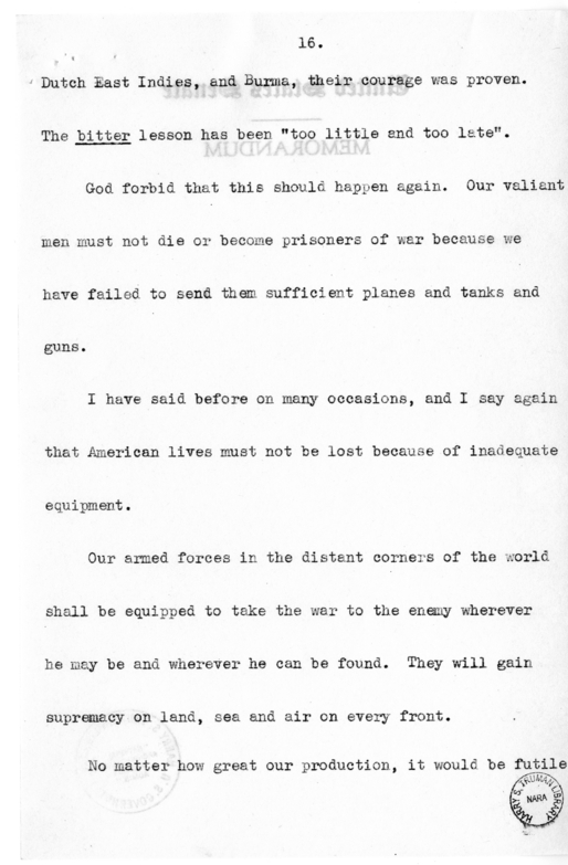 Speech of Senator Harry S. Truman to the Railraod Telegraphers Convention at Kansas City, Missouri