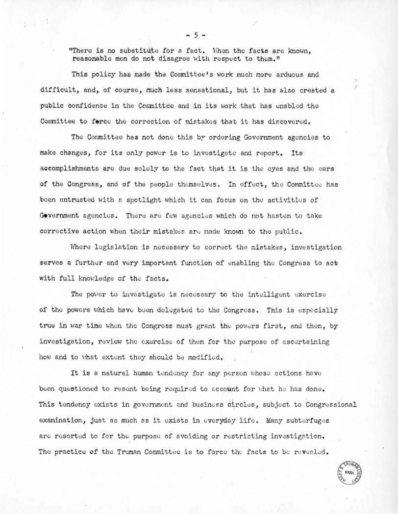 Speech of Senator Harry S. Truman Before the Meeting of the National Association of Accident and Health Underwriters at St. Louis, Missouri