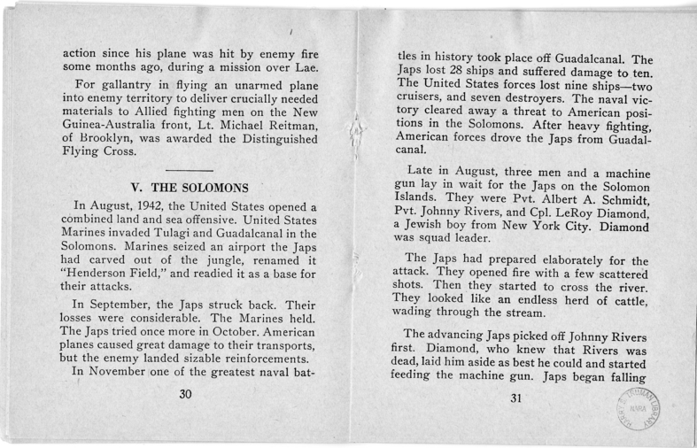 Booklet, Jewish Information Series No. 3, "In Freedom's Cause"