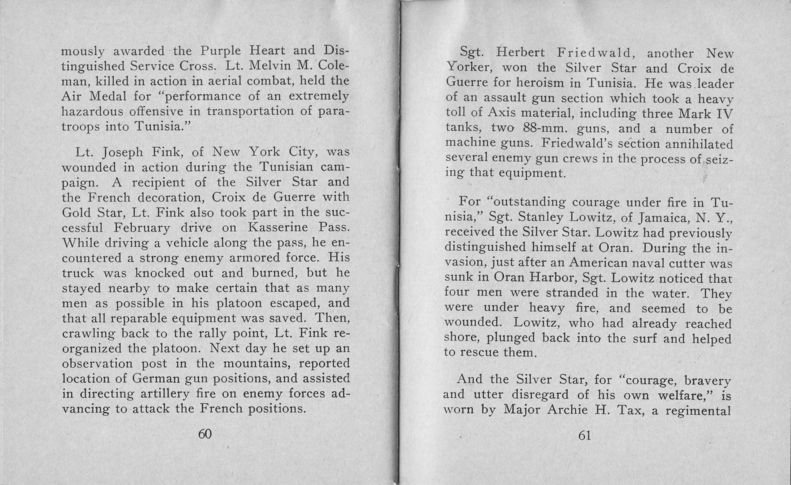 Booklet, Jewish Information Series No. 3, "In Freedom's Cause"