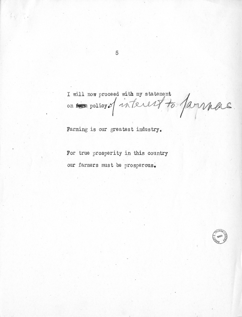 Speech of Senator Harry S. Truman at the American Legion National Convention in Chicago, Illinois