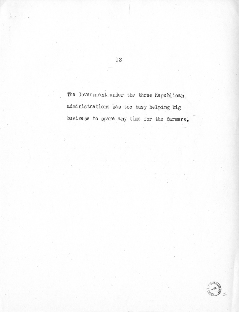 Speech of Senator Harry S. Truman at the American Legion National Convention in Chicago, Illinois