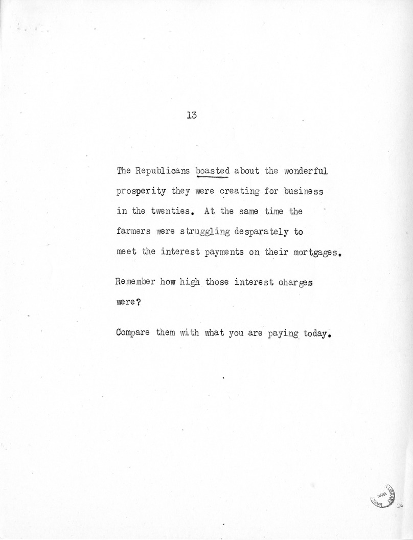 Speech of Senator Harry S. Truman at the American Legion National Convention in Chicago, Illinois