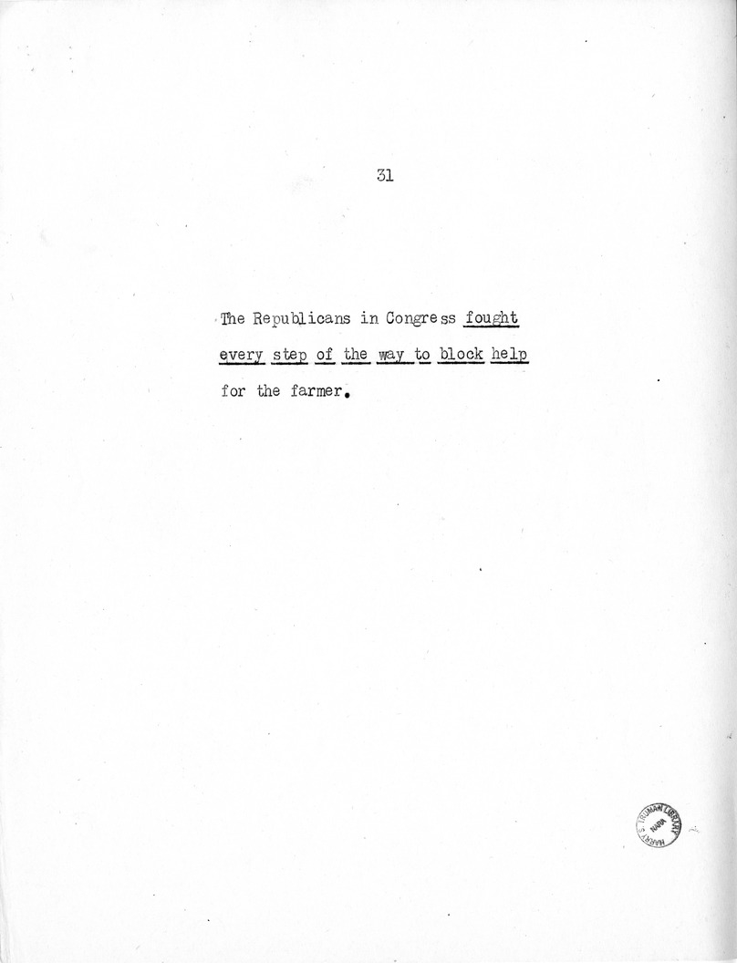 Speech of Senator Harry S. Truman at the American Legion National Convention in Chicago, Illinois