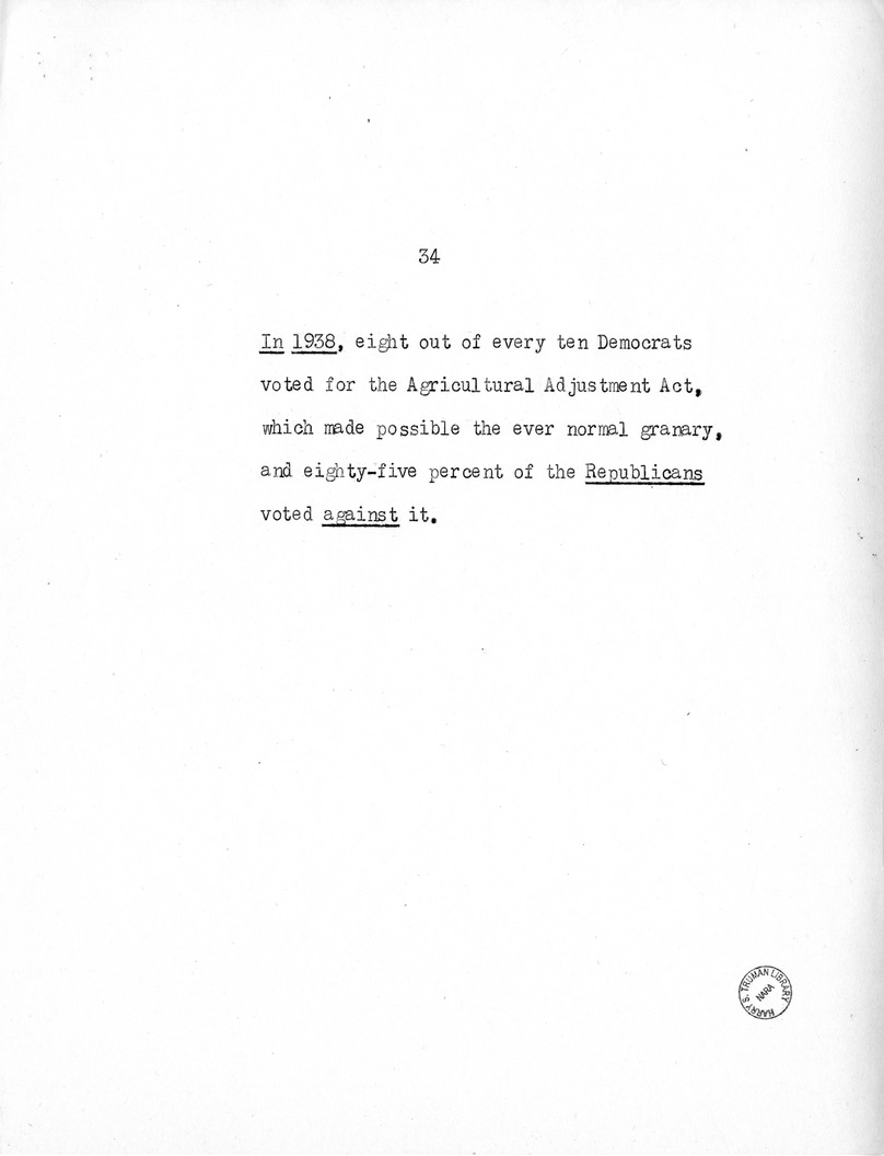 Speech of Senator Harry S. Truman at the American Legion National Convention in Chicago, Illinois
