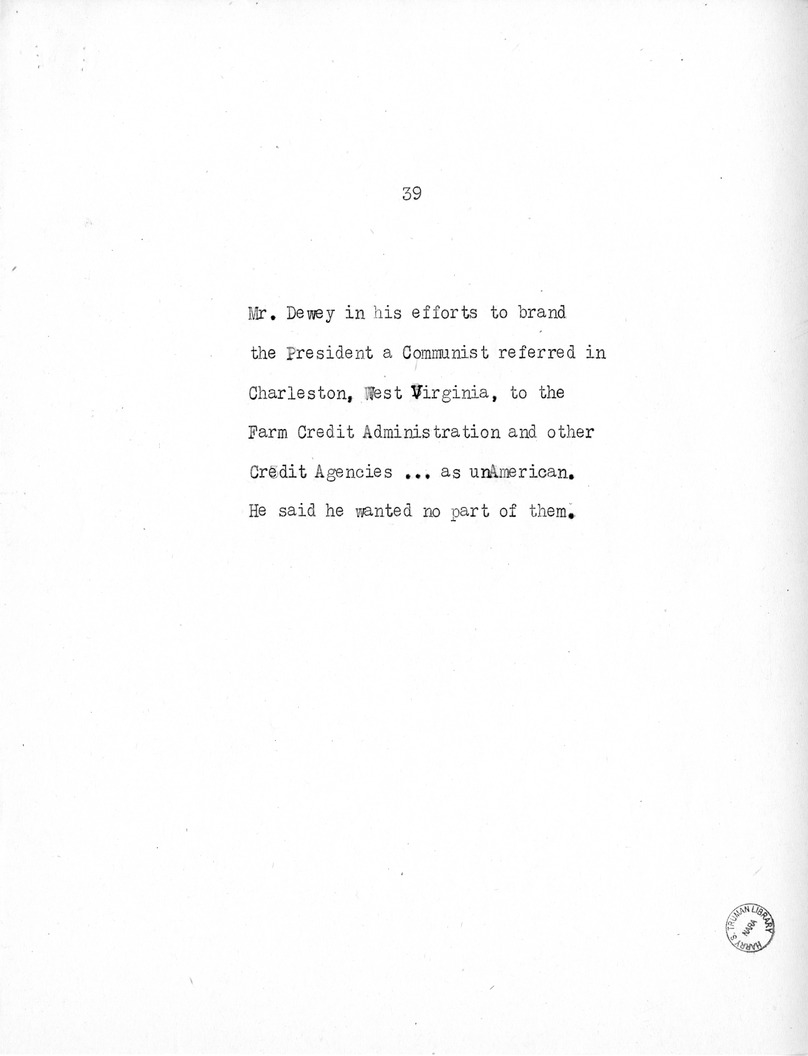 Speech of Senator Harry S. Truman at the American Legion National Convention in Chicago, Illinois