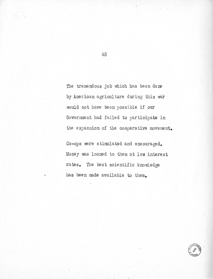 Speech of Senator Harry S. Truman at the American Legion National Convention in Chicago, Illinois