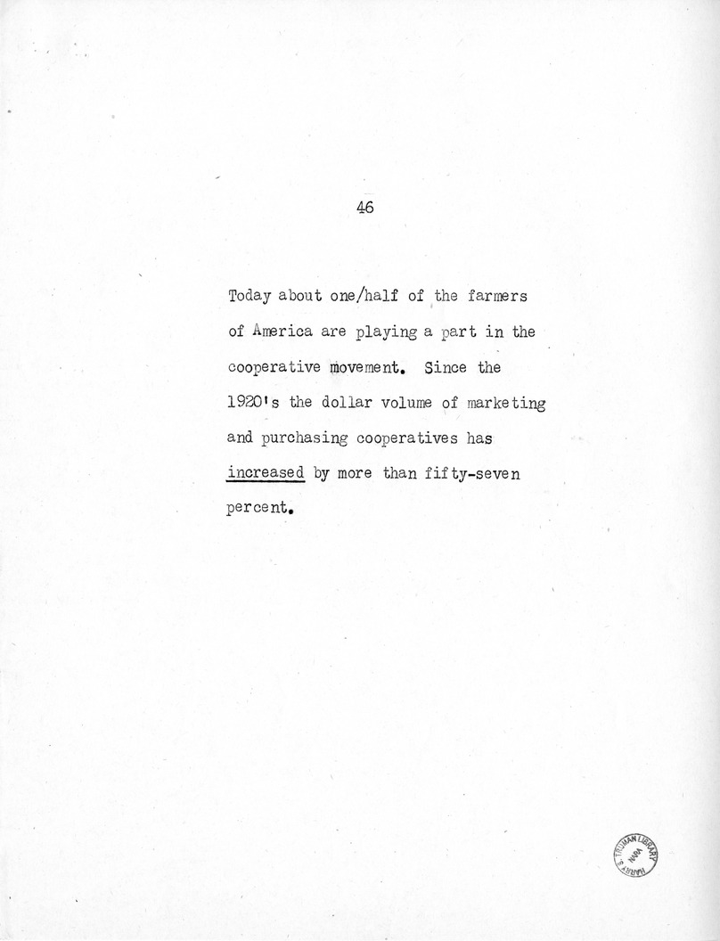 Speech of Senator Harry S. Truman at the American Legion National Convention in Chicago, Illinois