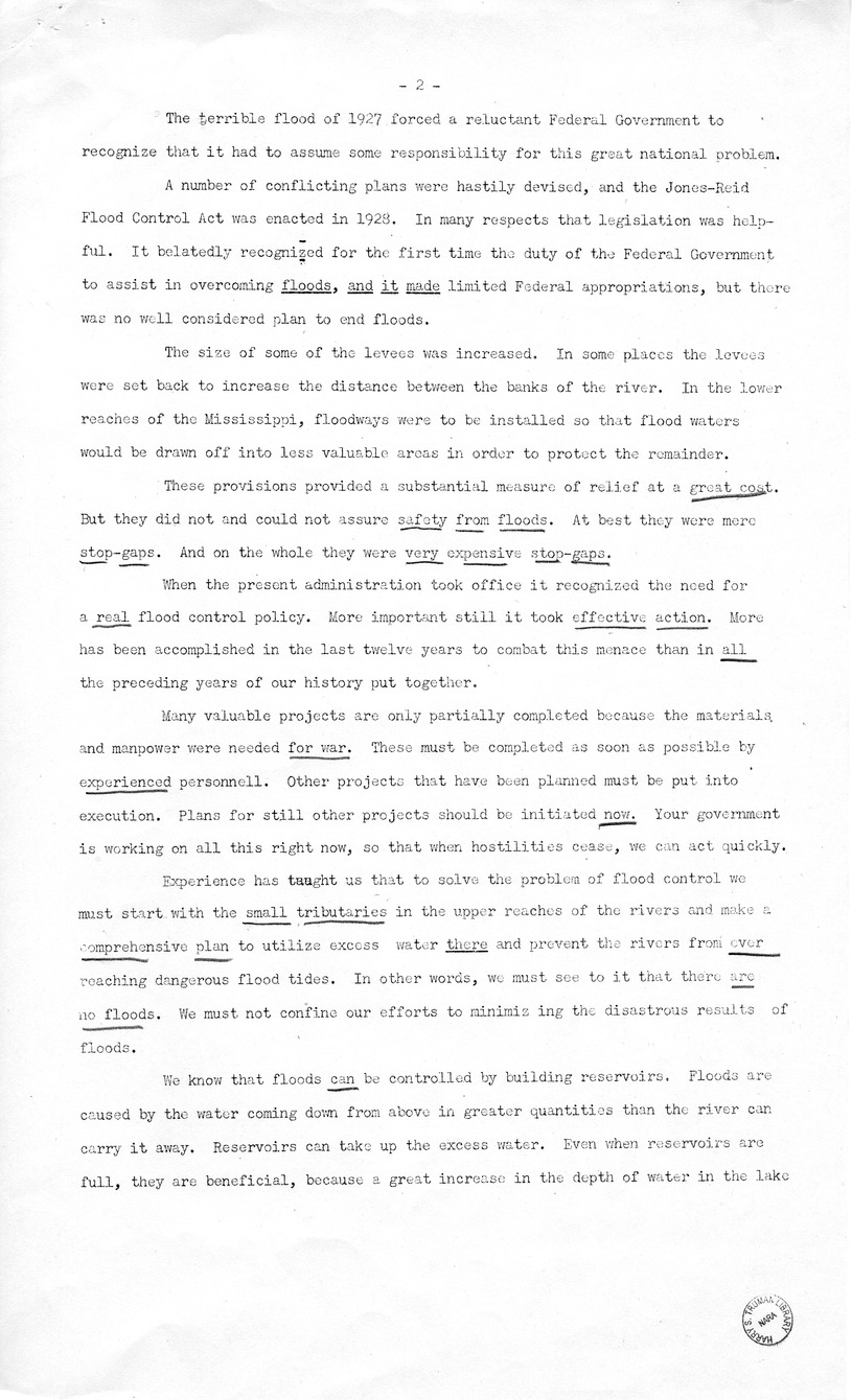 Radio Speech of Senator Harry S. Truman at New Orleans, Louisiana