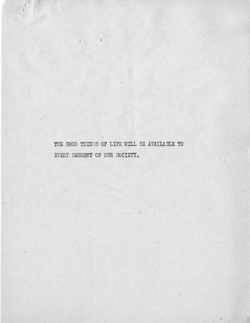 Reading Copy of Speech of Senator Harry S. Truman, Democratic Candidate for Vice President, at Independence, Missouri