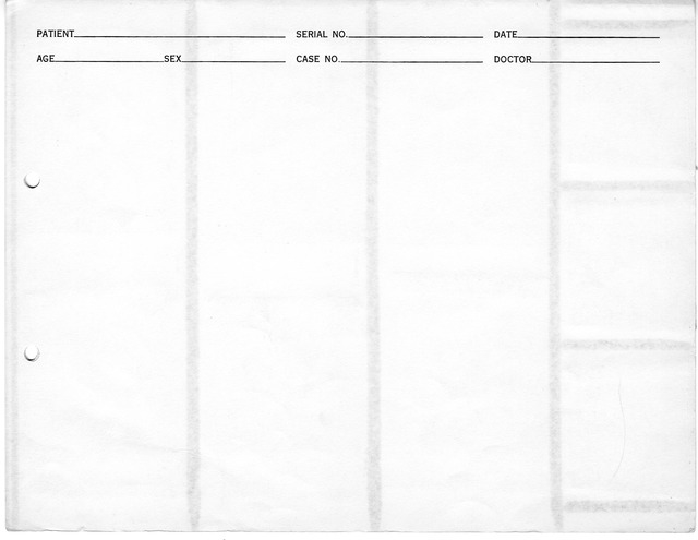 Electrocardiographic Report for Former President Harry S. Truman