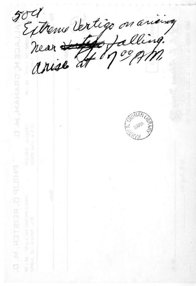 Handwritten Note to Former President Harry S. Truman from Felix (surname unknown) with Attached Notes