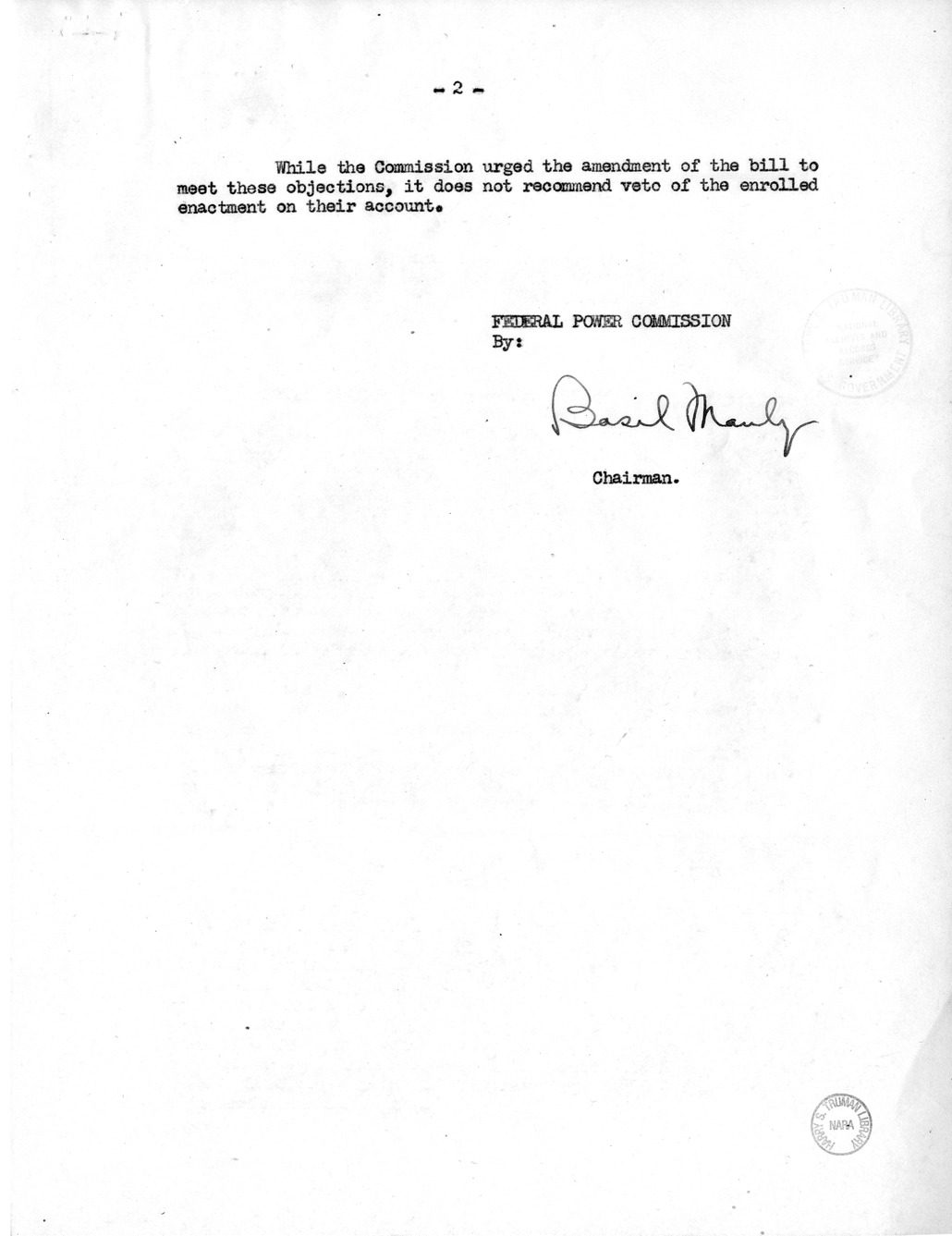 Memorandum from Harold D. Smith to M. C. Latta, H.R. 914, Granting the Consent of Congress to the States of Colorado and Kansas to Negotiate and Enter Into a Compact for the Division of the Waters of the Arkansas River, with Attachments