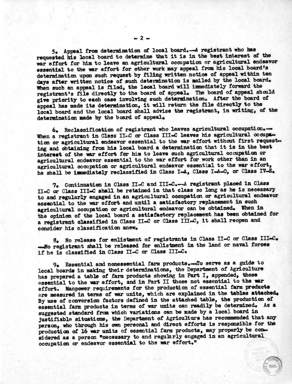 Memorandum from Harold D. Smith to M. C. Latta, H.R. 106, To Amend a Section of the Selective Training and Service Act of 1940, with Attachments