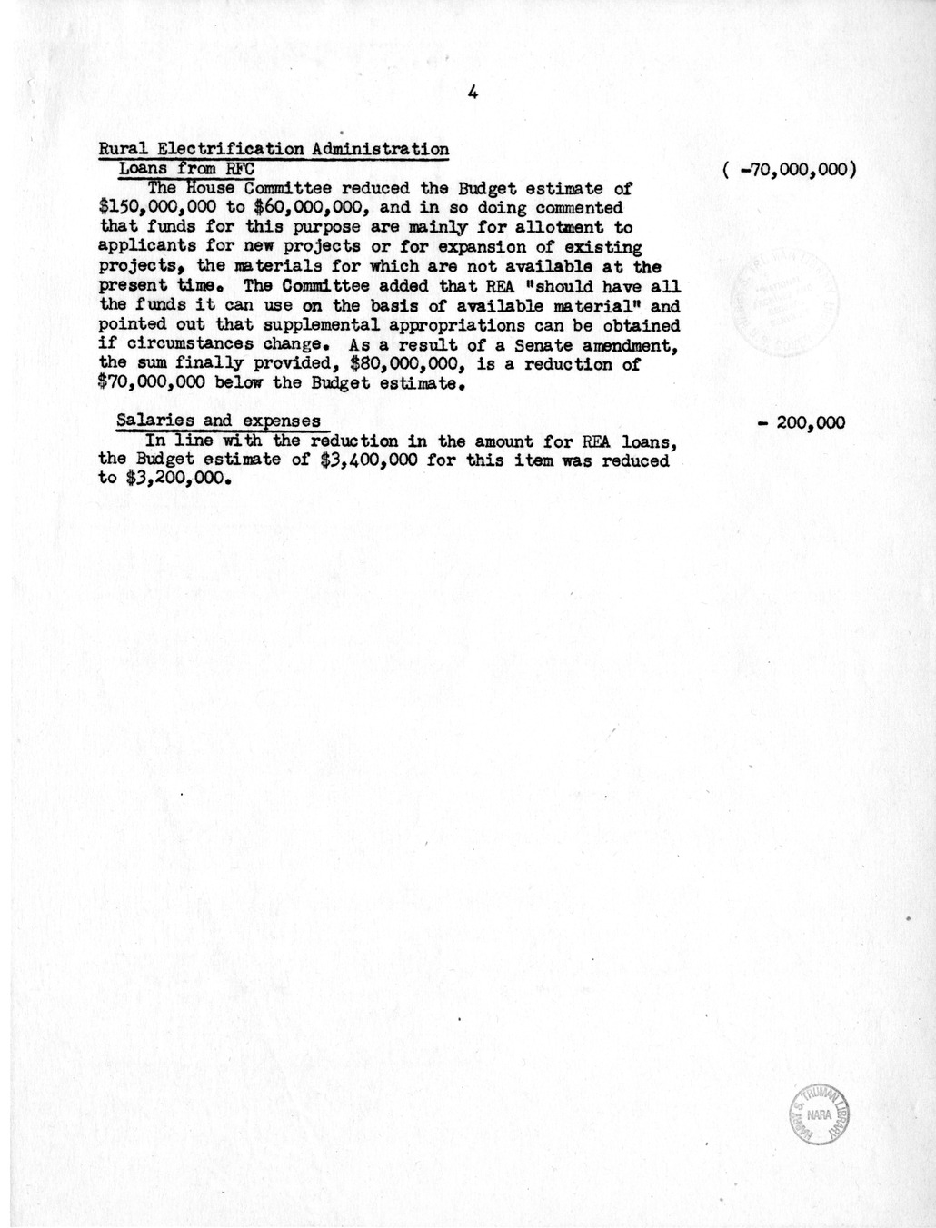 Memorandum from Harold D. Smith to M. C. Latta, H.R. 2689, Making Appropriations for the Department of Agriculture, with Attachments